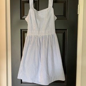 J. Crew stripe dress with tie back